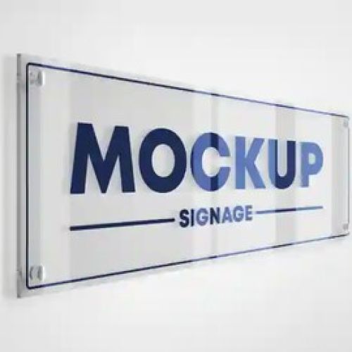 Mockup Shop Flex Digital Glow Sign Board